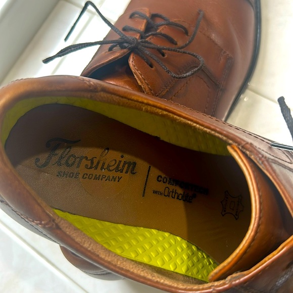 Florsheim Men’s Chicago Cap Toe Oxford Shoe in Scotch Color Leather size 9D. EUC - Picture 9 of 12